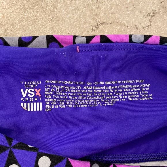 Victoria’s Secret VSX Sport Women’s Extra Small High Waist Leggings Geometric - Picture 5 of 5